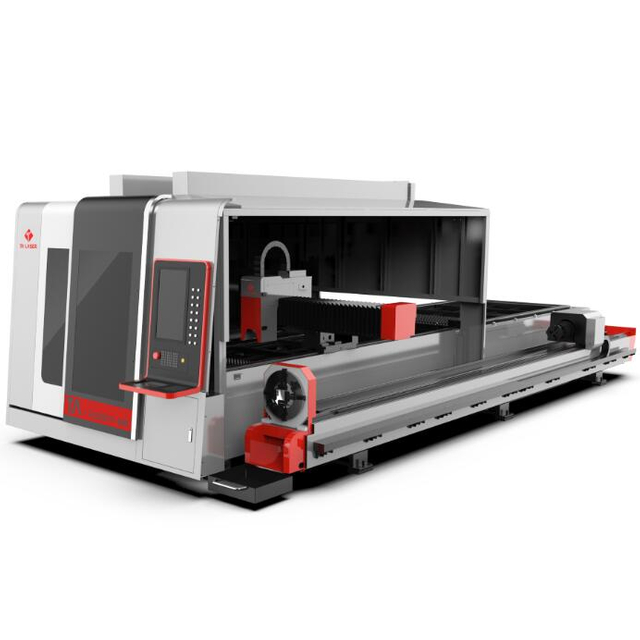 Closed Type Exchange Table Sheet and Tube Laser Cutting Machine