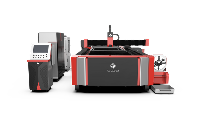 Open Type Exchange Table Metal Sheet And 3m Tube Laser Cutting Machine