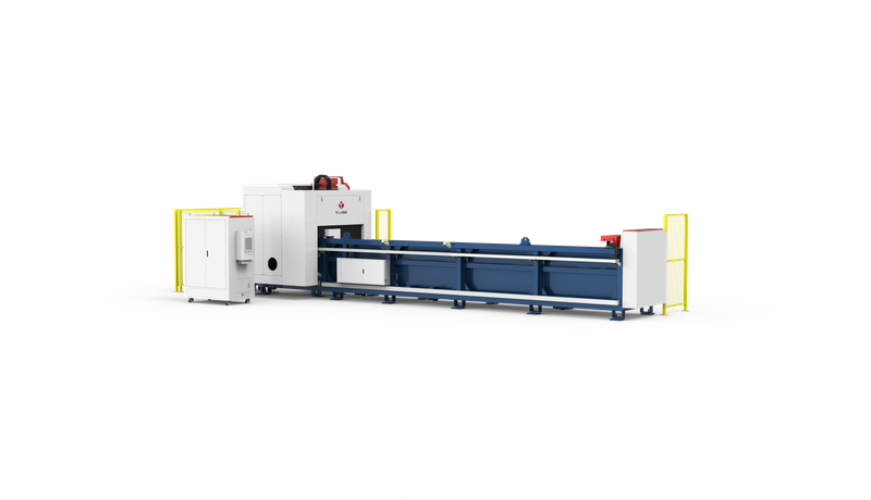 TA-FLT6025-6A-C240 Dual-Chuck Laser Pipe Cutting Machine with Side Suspension